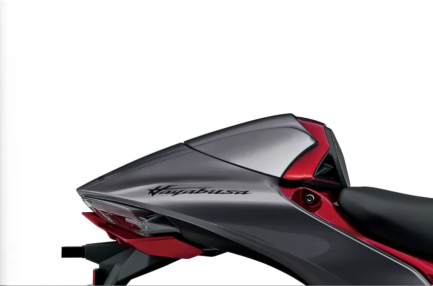 Suzuki Buddyseat Cover Grey Red Hayabusa