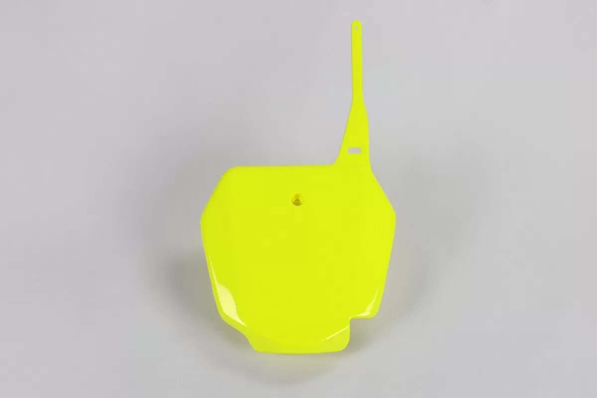 UFO Front Number Plate RM85 Neon Yellow