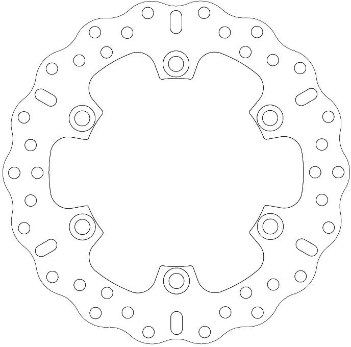EBC Solid Wave Brake Disc MD4027C