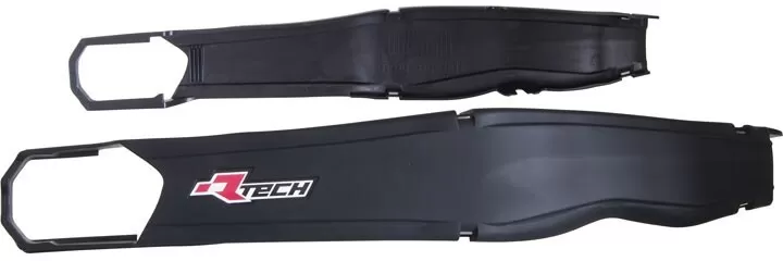 Rtech Plastic Swingarm Protectors Black