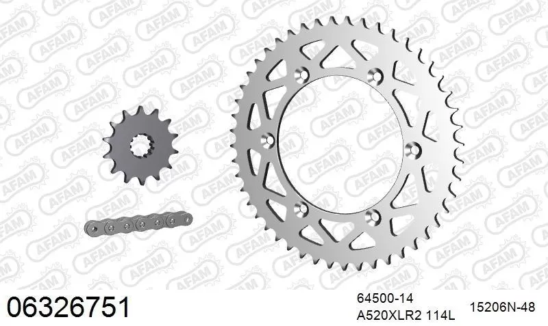 AFAM Chainset - Aluminium