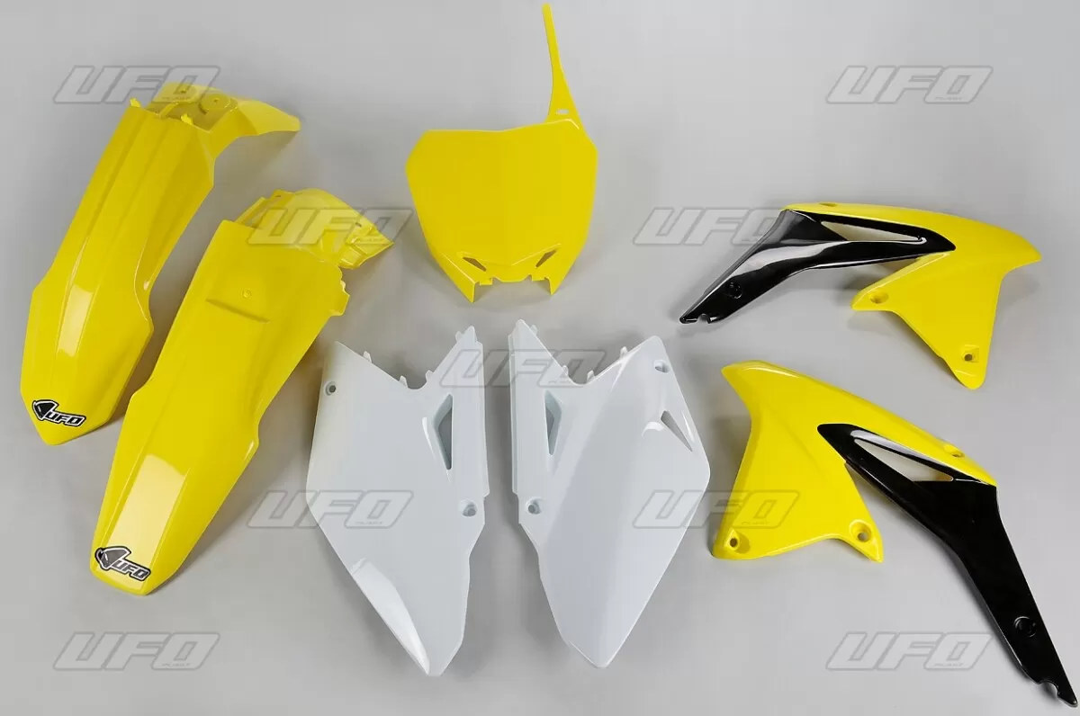 UFO Plastic Kit Black Suzuki RMZ450