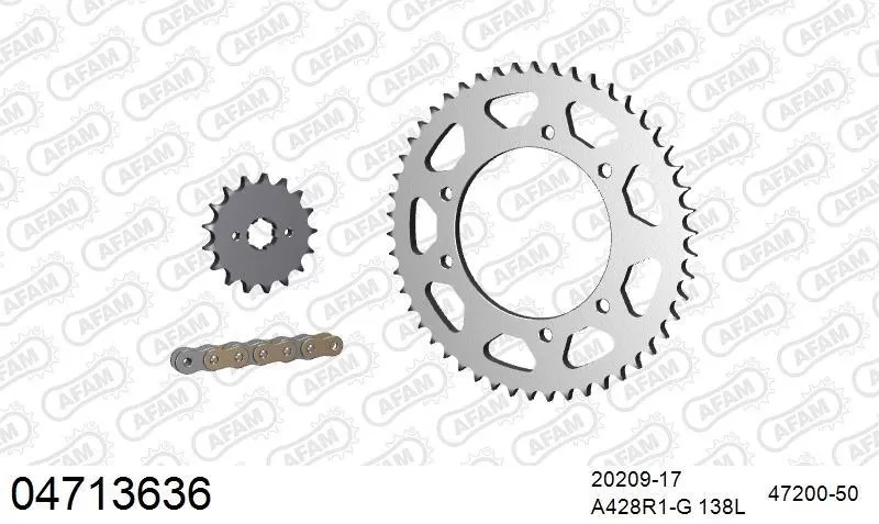 AFAM Chainset - Steel