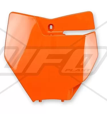 UFO Front Number Plate KTM Orange for KTM SX-SXF 16-18