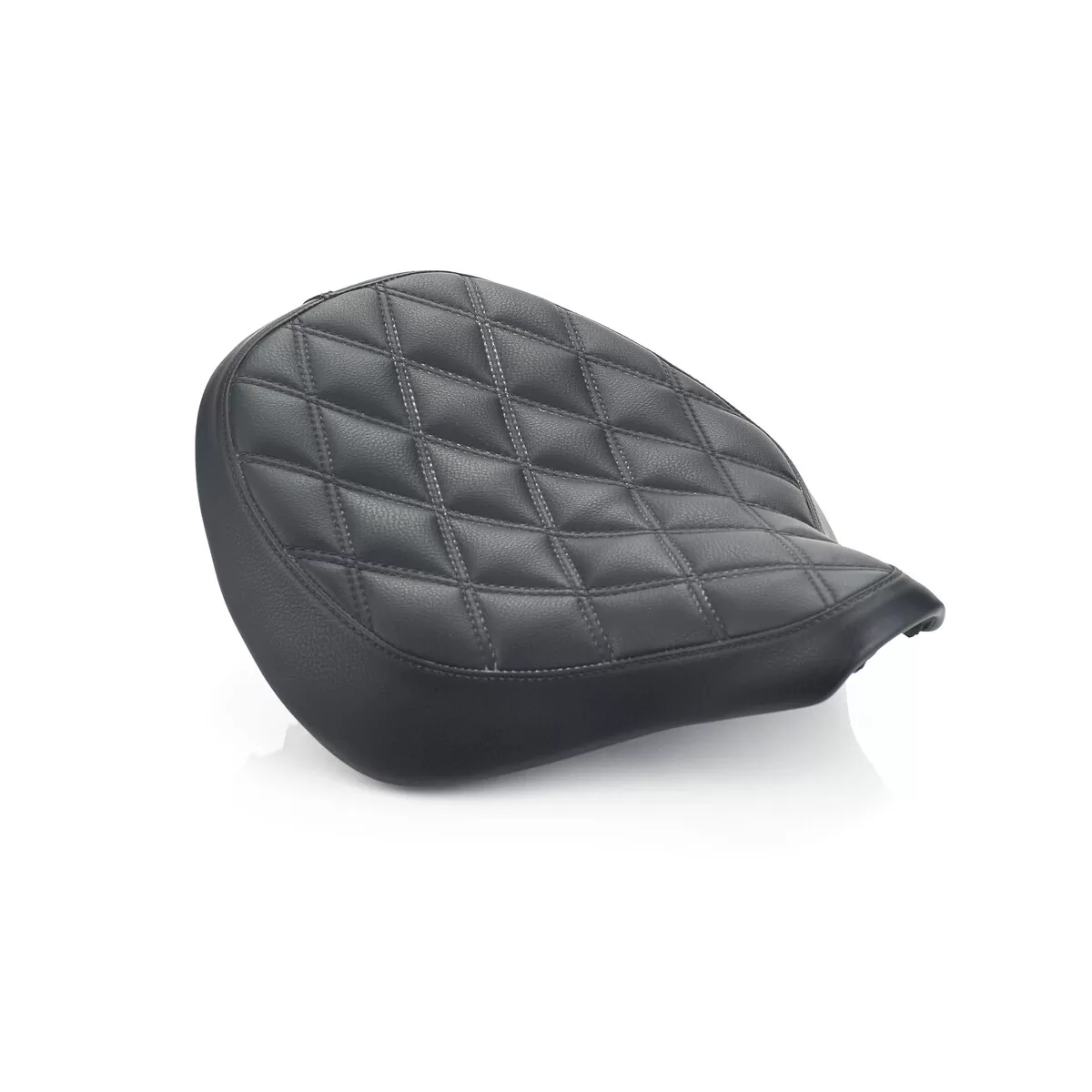 Triumph Quilted Black Bobber Seat (Black) (17-)