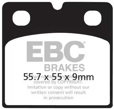 EBC Organic Brake Pads FA018