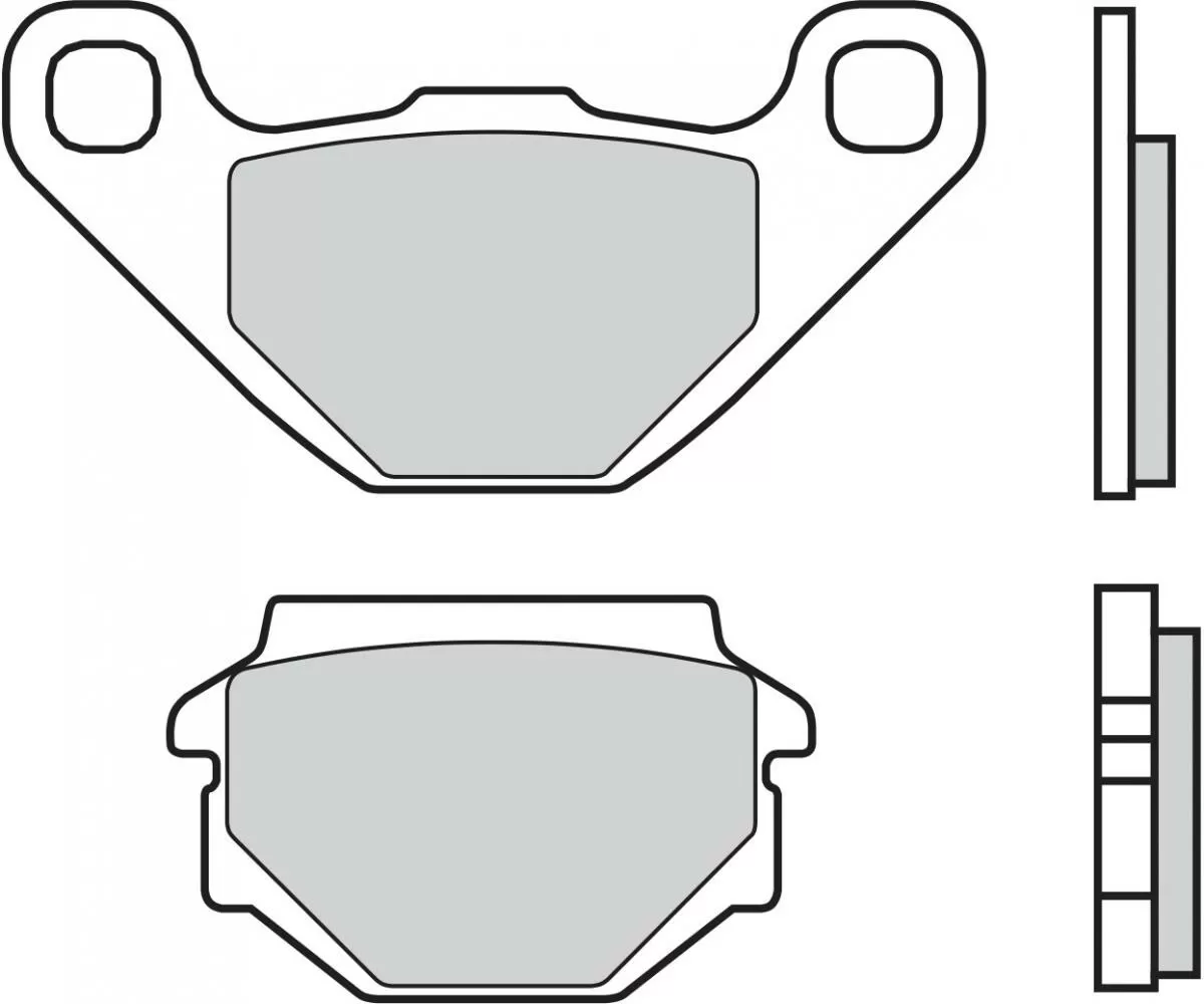 Brembo 07015CC Brake Pads Organic Scooter 