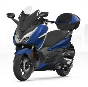 Honda 35L Top Box & Rear Carrier In Matte Pearl Pacific Blue