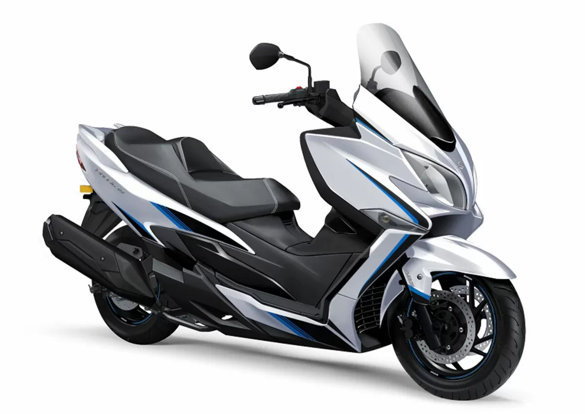 Suzuki Stickerset Blue/Black Brugman 400