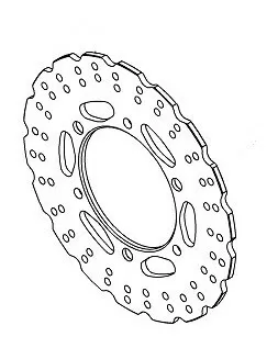 Kawasaki DISC RR BLACK EX300ADF