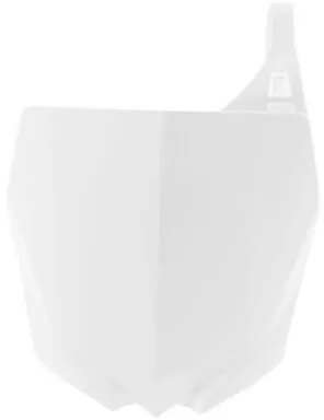 Rtech Front Number Plate Yamaha White (OE)