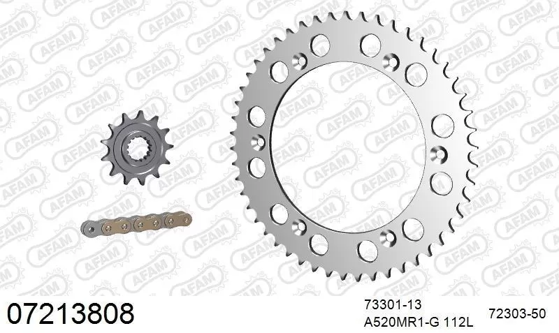 AFAM Chainset - Aluminium