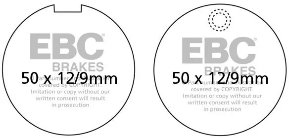 EBC Organic Brake Pads FA055