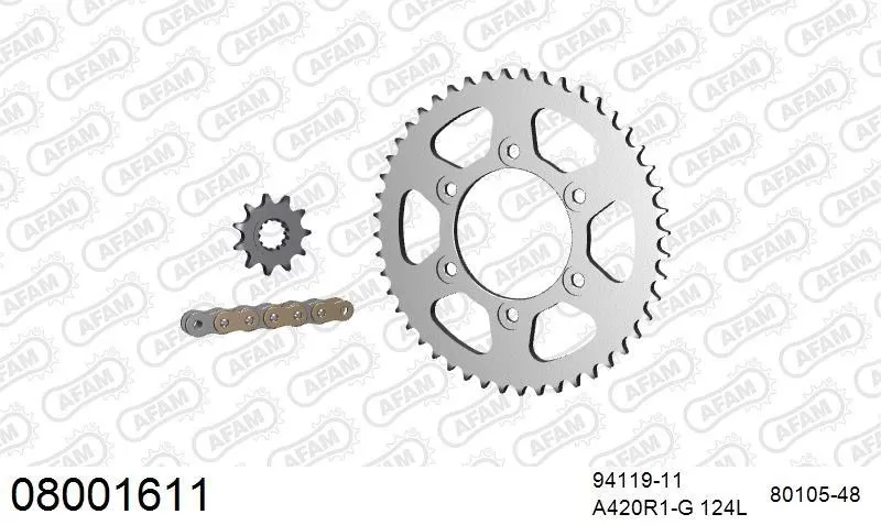 AFAM Chainset - Steel