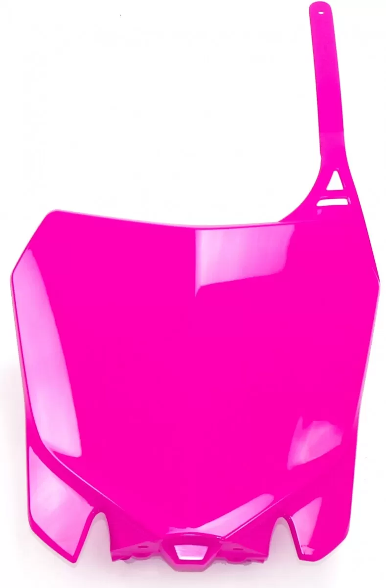 UFO Front Number Plate Honda CRF450R/RX '13-'16 Neon Pink