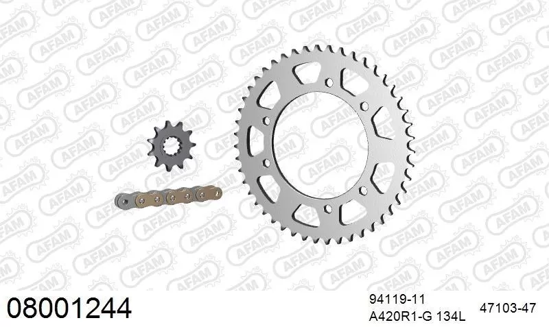 AFAM Chainset - Steel