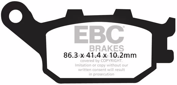 EBC Organic Brake Pads FA174