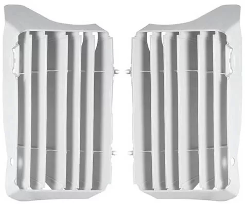 Rtech Oversize Radiator Louvers White Honda CRF-R/CRF-RWE 450