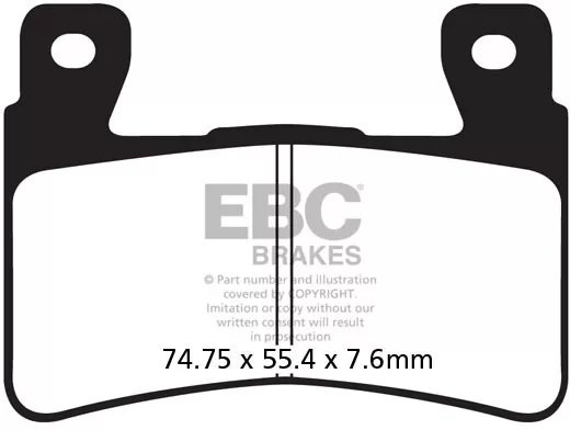 EBC HH Sintered Race Brake Pads GPFAX296HH