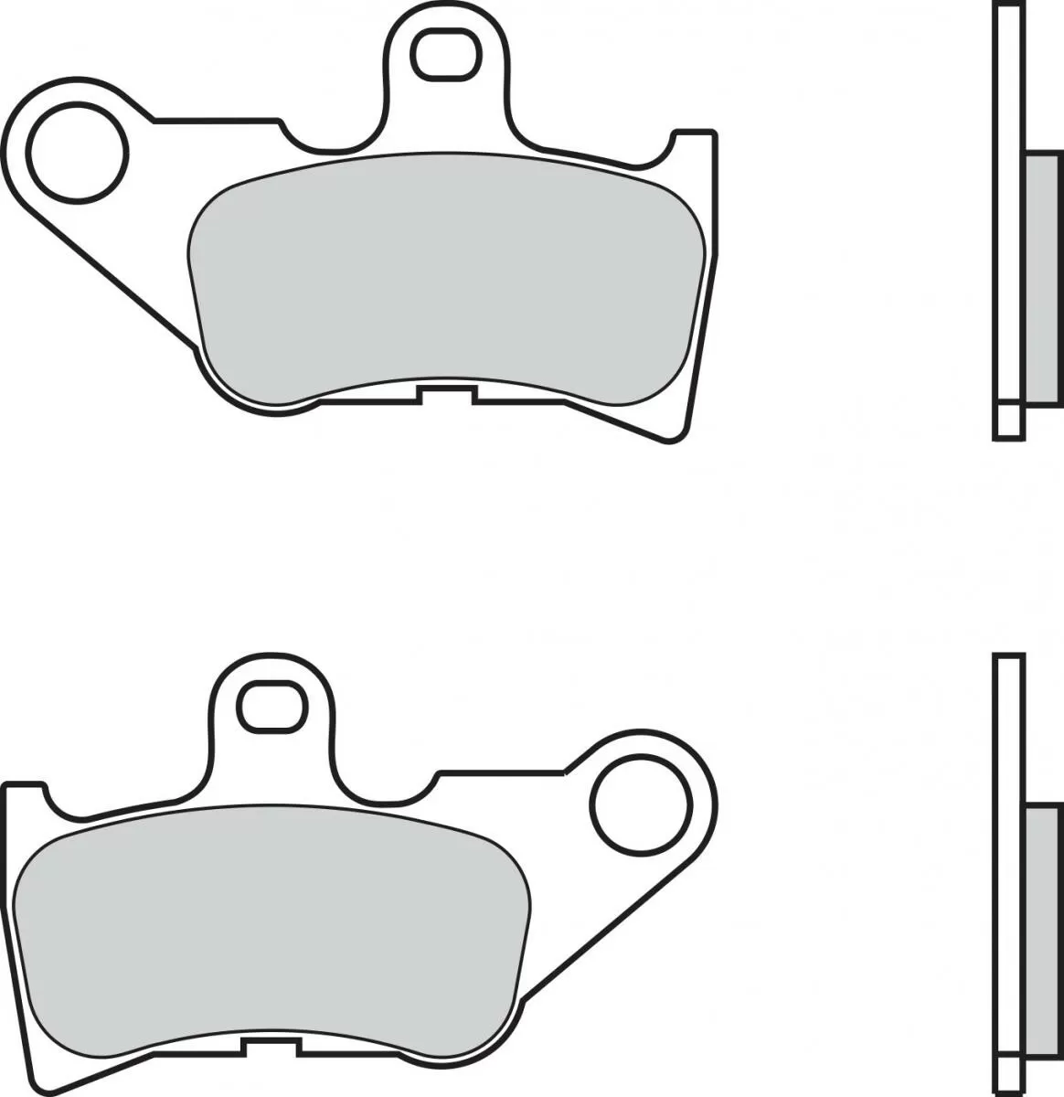 Brembo 07046CC Brake Pads Organic Scooter 