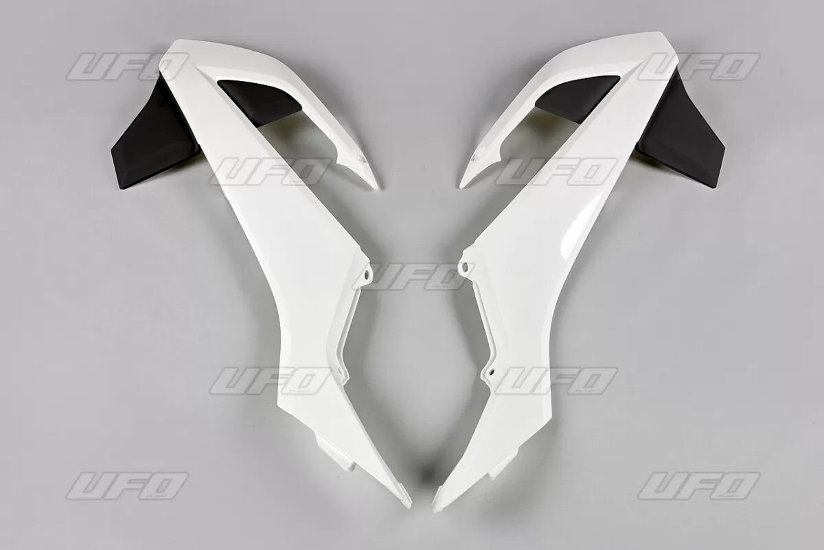 UFO Radiator Covers KTM SX65 White-Black
