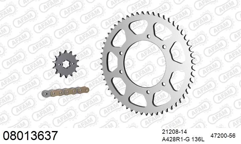 AFAM Chainset - Steel