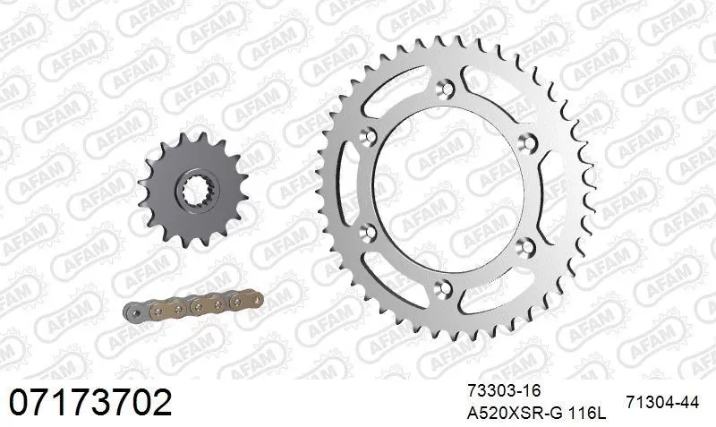 AFAM Chainset - Steel