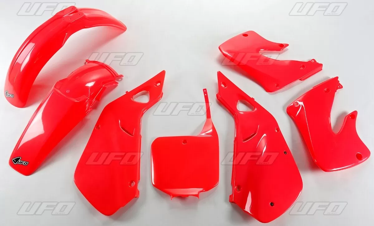 UFO Plastic Kit Red Honda CR125/CR250