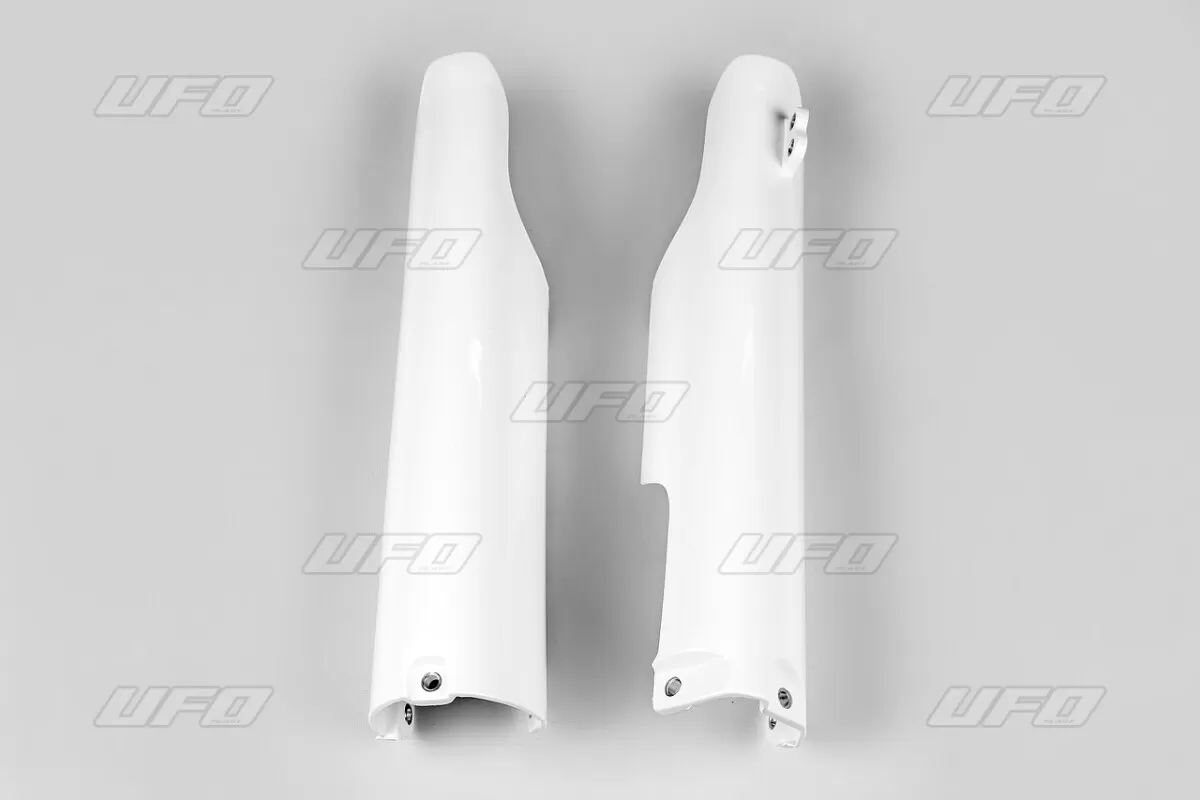 UFO Fork Slider Protectors Yamaha YZ125/250/YZF 05-07 White