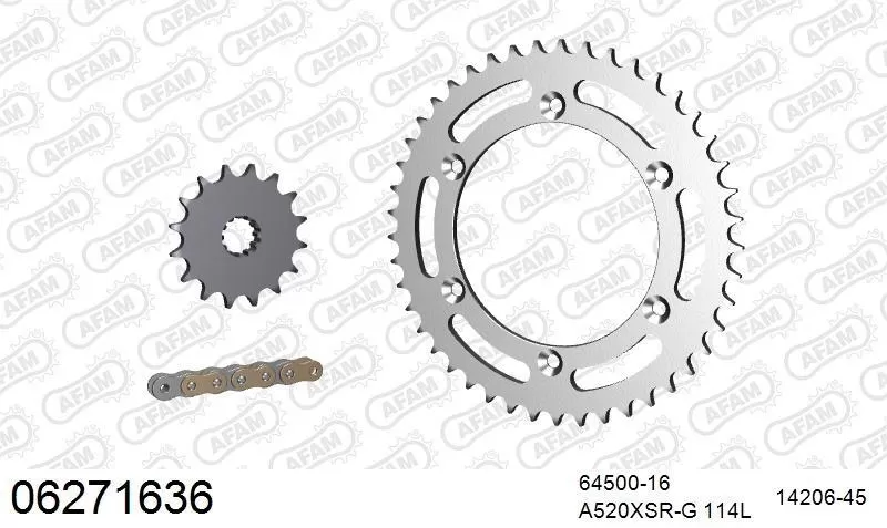 AFAM Chainset - Steel