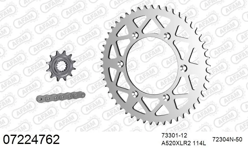 AFAM Chainset - Aluminium