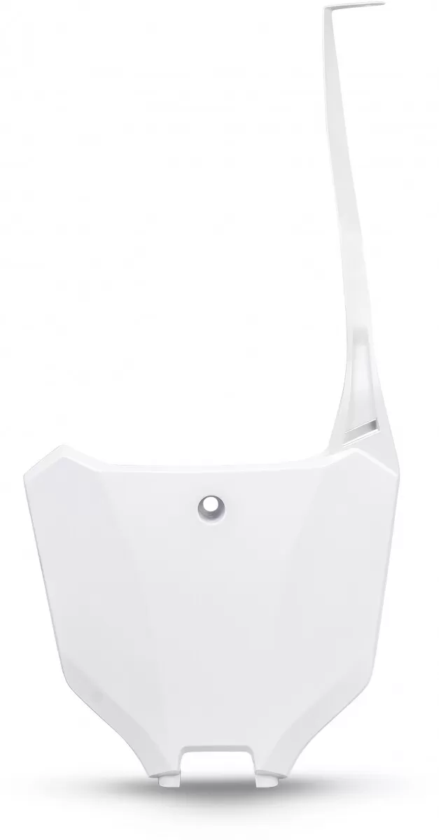 UFO Front Number Plate White Honda CRF 450