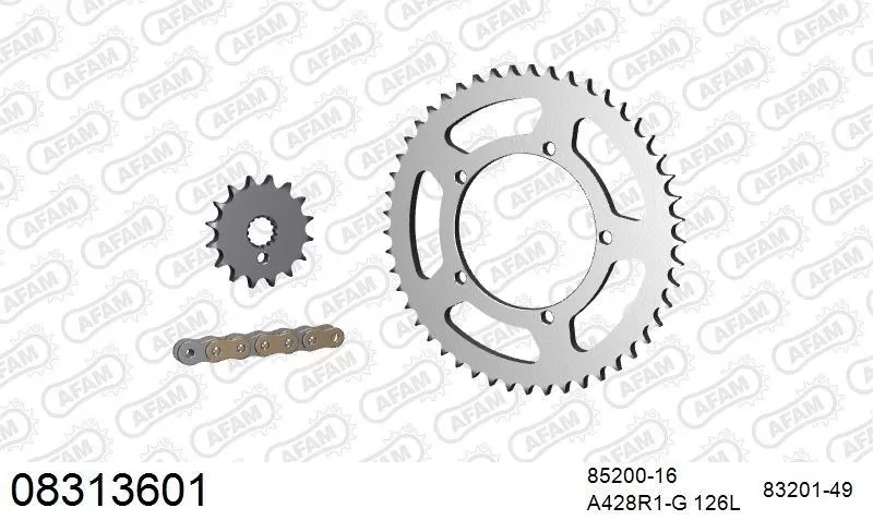 AFAM Chainset - Steel