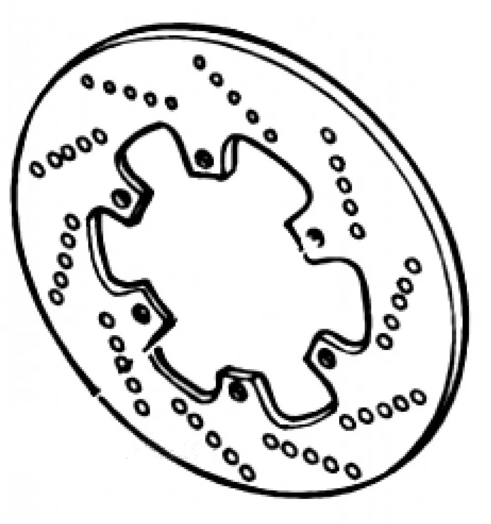 Triumph Brake Disc Rear T2020370