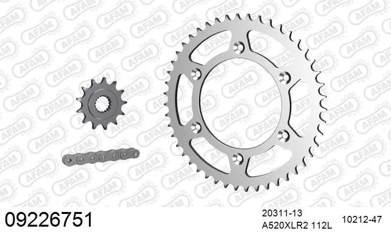 AFAM Chainset - Steel