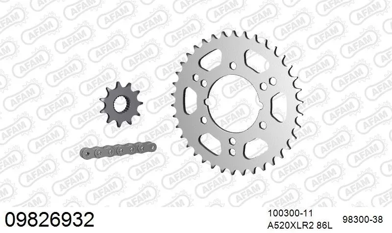 AFAM Chainset - Steel