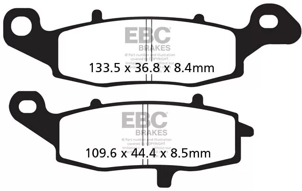 EBC Organic Brake Pads FA229