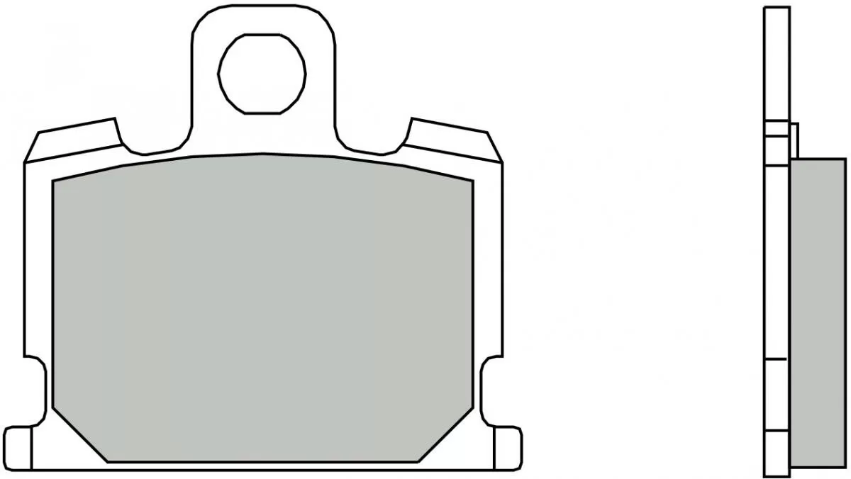 Brembo 07YA0809 Brake Pads Organic Genuine Street 