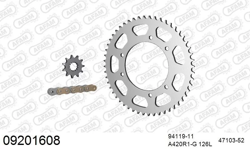 AFAM Chainset - Steel Racing