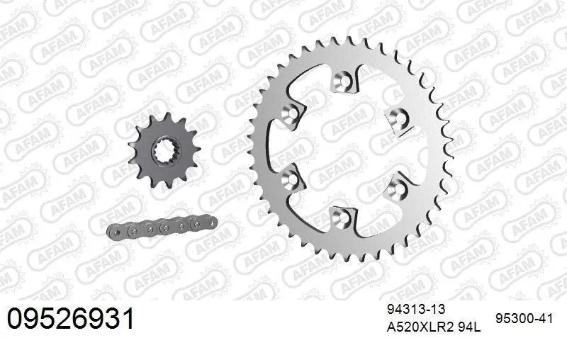 AFAM Chainset - Steel