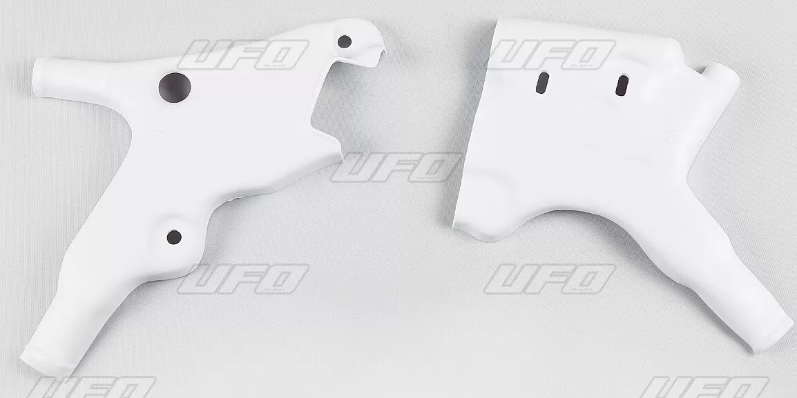 UFO Frame Guard Yamaha YZ125/250 91-92 White