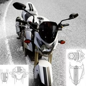 Suzuki Striping Set GSR 750 (11-16)