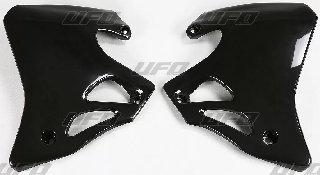 UFO Radiator Covers Honda CR125 / CR250 Black