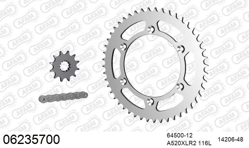 AFAM Chainset - Steel