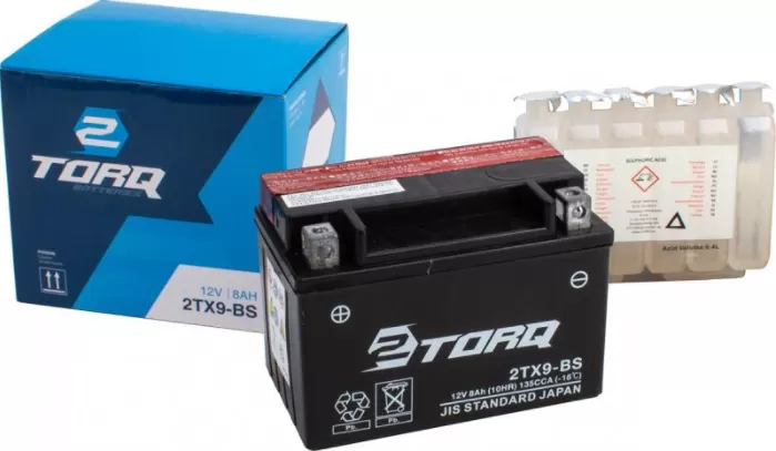 2TORQ Battery 2TX9-BS (YTX9)