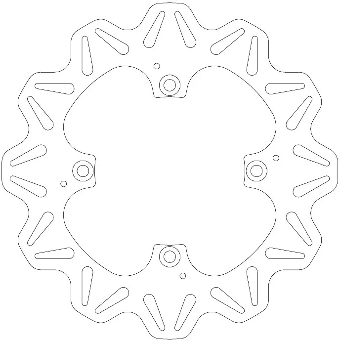 EBC Vee Rear Solid Brake Disc VR878