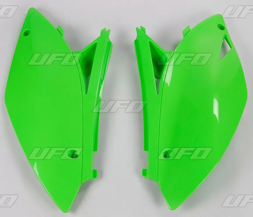 UFO Side Panels Kawasaki Green KXF250 / KXF450