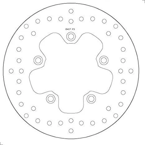 Brembo Brake Disc 68B407P3