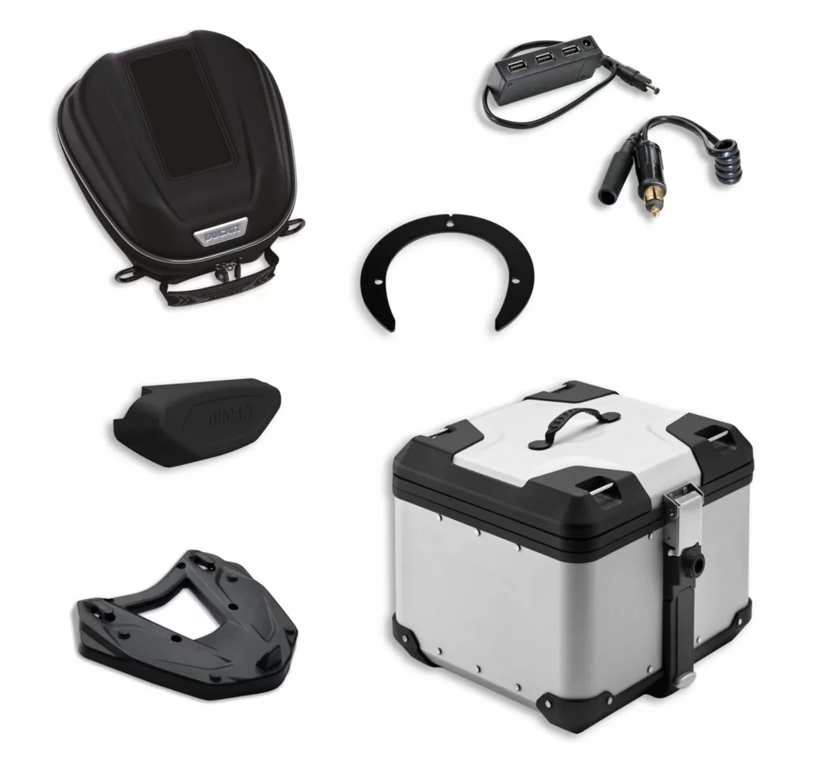 Ducati Side Case Kit Complete Aluminum Multistrada