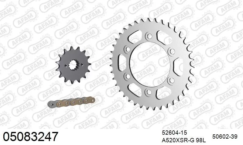AFAM Chainset - Steel